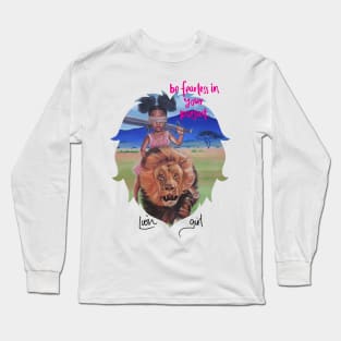 Lion girl Long Sleeve T-Shirt